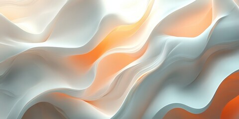 Obraz premium Abstract Gradient Digital Background with Smooth Flow, Generative AI