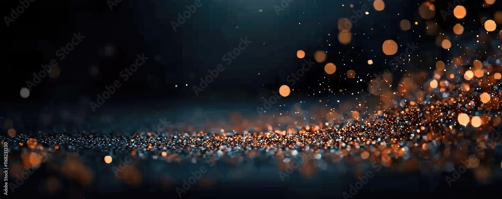 Aufkleber Burst abstract background concept. Abstract image featuring glowing particles creating a mesmerizing background effect.
