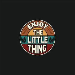 Motivational Modern Vintage style typography T-Shirt Design.