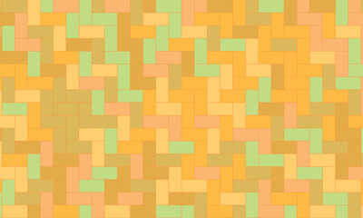 The colorful rectangle tiles, featuring fluid gradients and softened edges, are created in a vector illustration style, bringing energy and sophistication to the design.