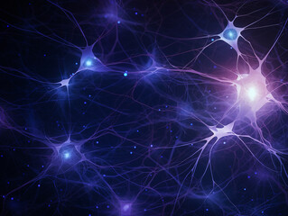 Abstract neural pattern background