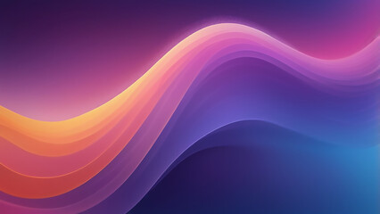 Obraz premium Abstract wavy background with modern gradient colors. Trendy liquid design. Motion sound wave. Vector illustration for banners, flyers and presentation.