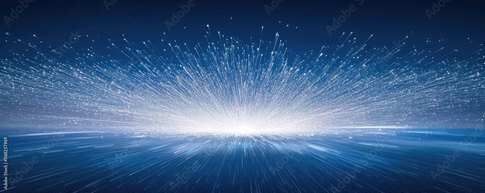 Aufkleber burst abstract background concept. dynamic light burst illustrating energy and innovation in a moder