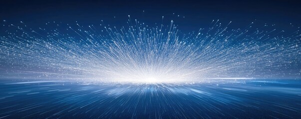 Burst abstract background concept. Dynamic light burst illustrating energy and innovation in a modern digital environment.