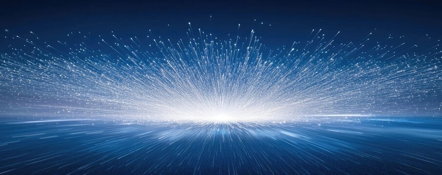 Burst abstract background concept. Dynamic light burst illustrating energy and innovation in a modern digital environment.