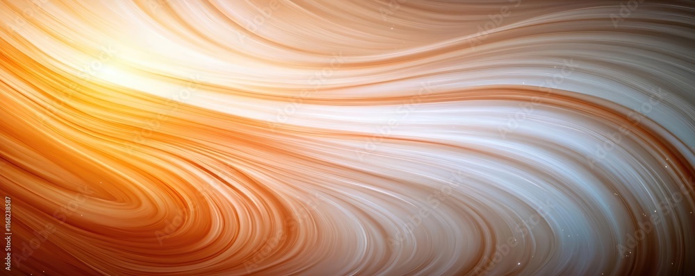 Aufkleber Galaxy abstract background concept. Abstract wave pattern in warm colors creating a soothing and dynamic visual effect.