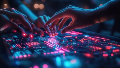 Interactive Collaboration of Business Professionals Using Futuristic Technology with Digital Pens and Tablets in a Modern Office Environment