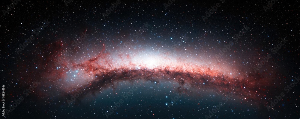 Aufkleber galaxy abstract background concept. a stunning view of a distant galaxy displaying vibrant colors an