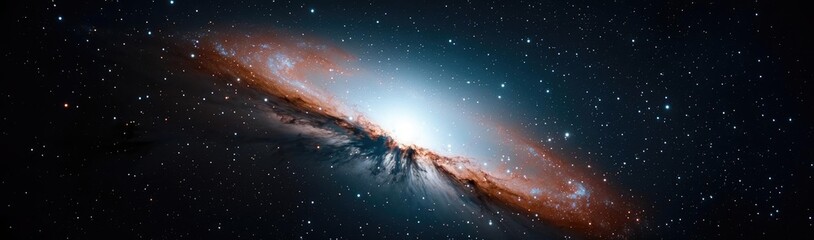 Galaxy abstract background concept. Stunning view of a galaxy showcasing vibrant colors and cosmic beauty.