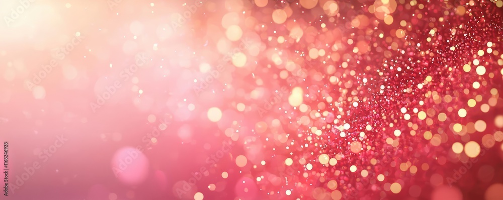 Poster Burst abstract background concept. A captivating display of sparkling light and shimmering particles in a vibrant hue.