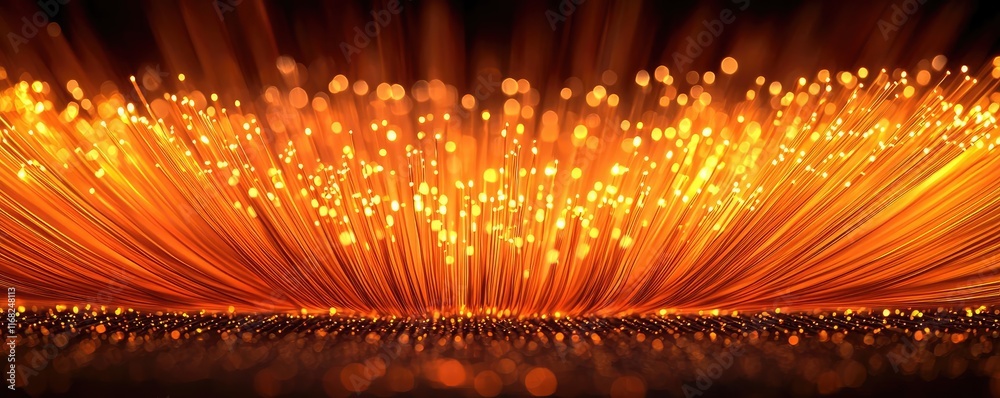 Aufkleber Burst abstract background concept. Abstract glowing lines and particles creating a vibrant digital background effect.
