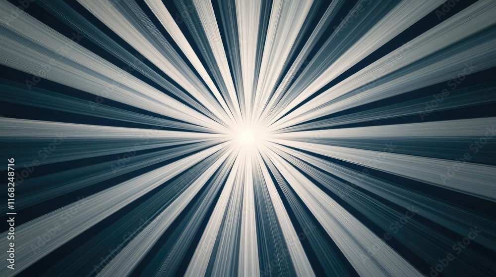Poster Burst abstract background concept. Abstract rays of light radiating from a central point, creating a dynamic visual effect.