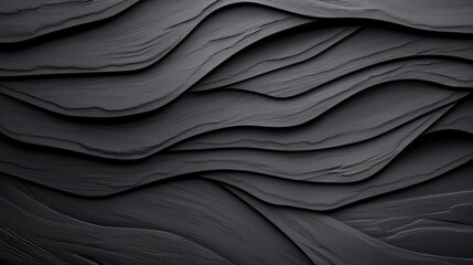 Obraz premium Grungy abstract background idea. Abstract textured pattern with flowing lines in shades of black and gray.