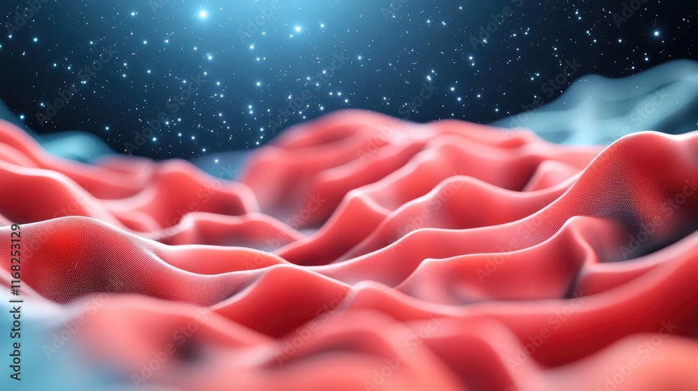 Poster galaxy abstract background concept. a vibrant, abstract representation of a textured surface against