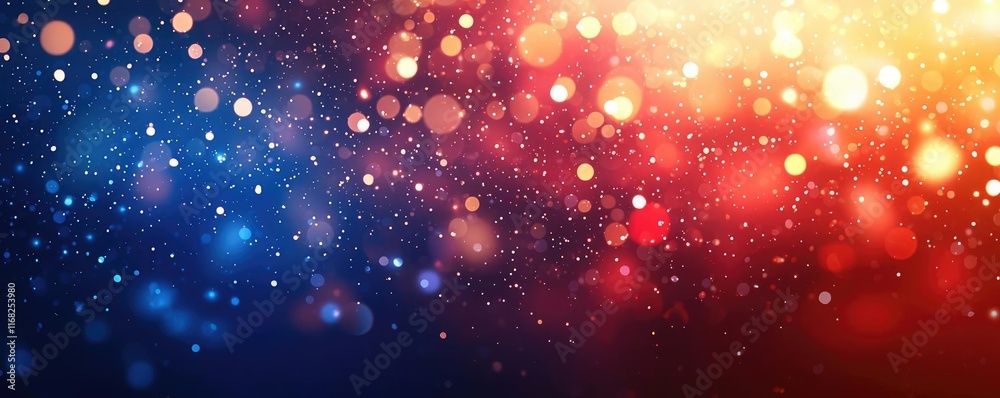 Poster burst abstract background concept. a stunning abstract background featuring vibrant blue and orange 