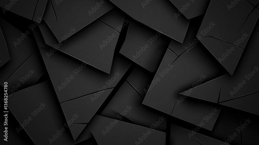 Poster grungy abstract background idea. abstract black background featuring layered geometric shapes for cr