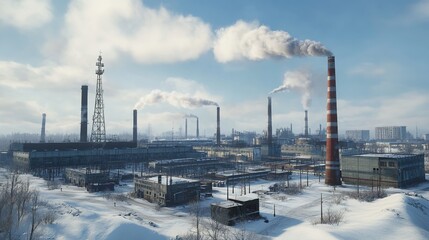 Fototapeta premium Global Warming amp Pollution