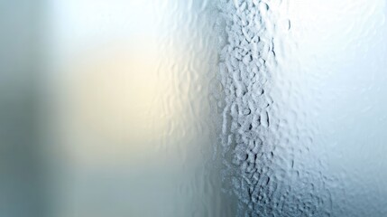 Obraz premium Frosted glass effect with blurred reflections and a gentle gradient background
