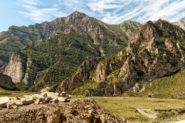 Chegem gorge in summer.1