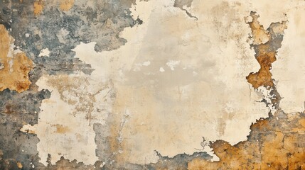 Fototapeta premium Faded vintage map with a soft texture and subtle color changes for an antique feel