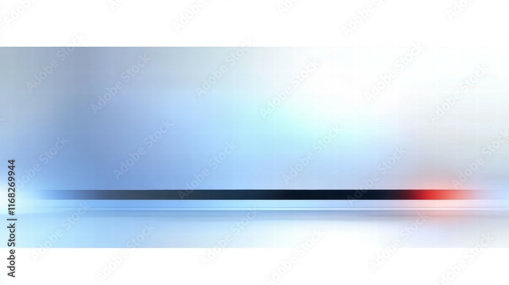 Poster Abstract blurred background with a gradient of blue and red tones.