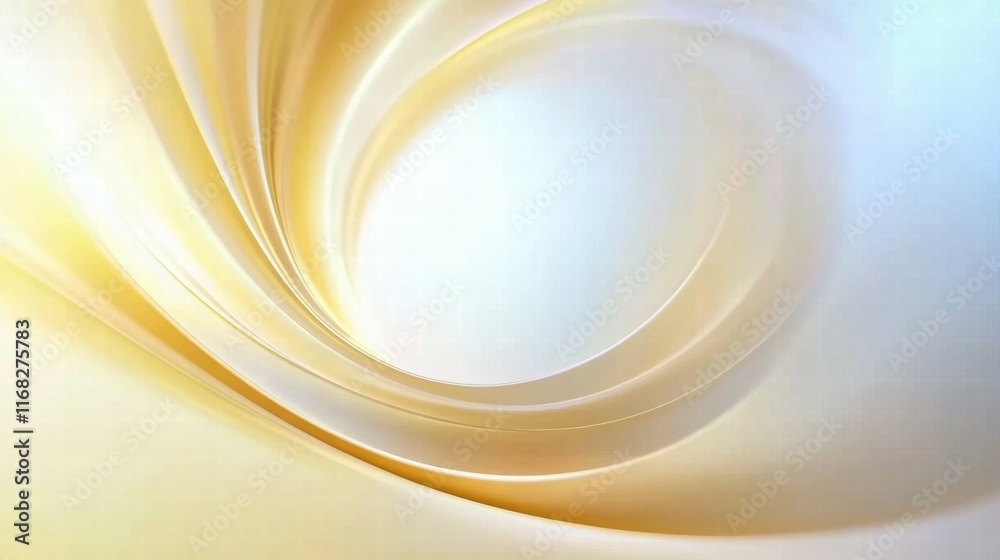 Poster a soft, flowing abstract design with gentle curves and warm colors.