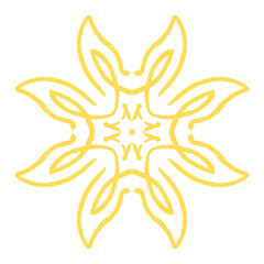 Obraz premium hand drawn circular pattern traditional motif oriental of chinese new year