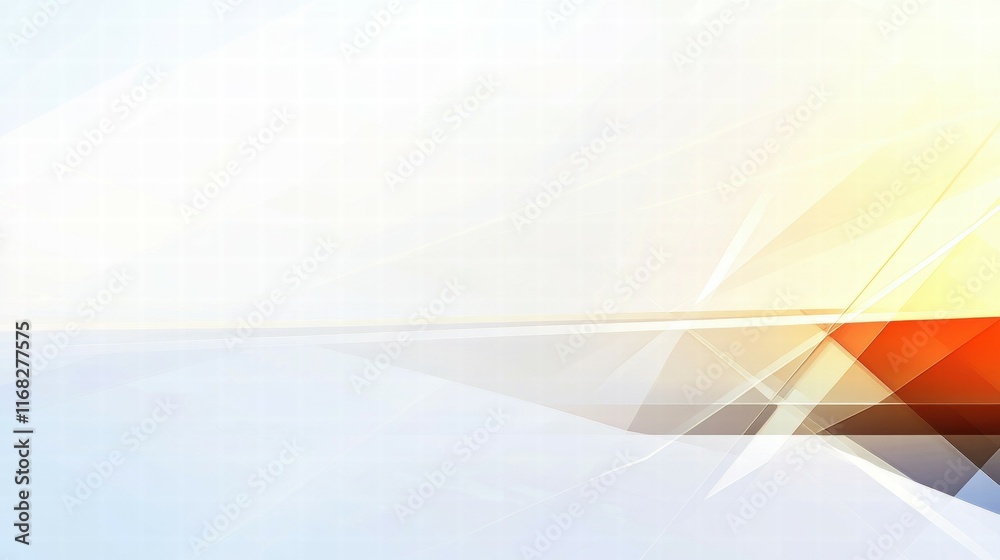Aufkleber Abstract geometric background with soft colors and gradients for design purposes.