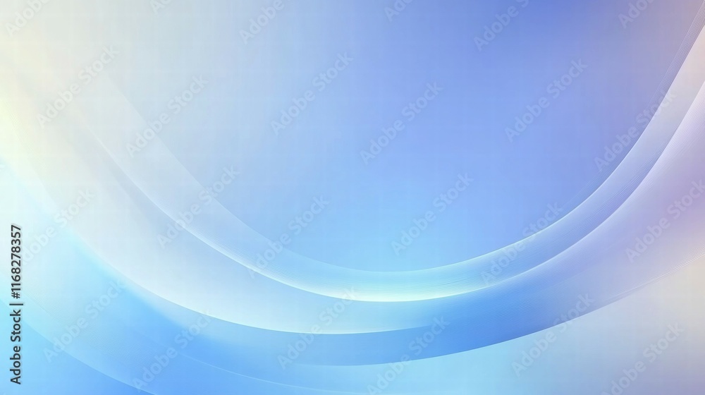 Poster A smooth gradient background blending soft blue tones for design use.