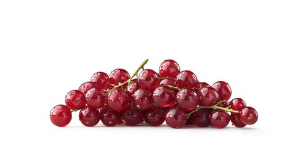 Fototapeta premium Red Currants Cluster Fresh Juicy Berries