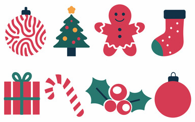 Christmas icon. Christmas-themed vector