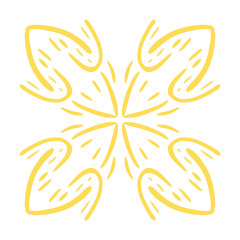 hand drawn circular pattern traditional motif oriental of chinese new year