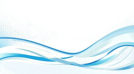 Abstract blue wave design with a light background, suitable for digital graphics.