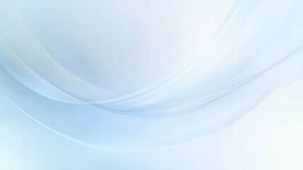 Naklejka premium Soft blue abstract background with flowing lines, suitable for presentations or digital designs.