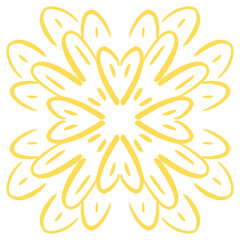 hand drawn circular pattern traditional motif oriental of chinese new year