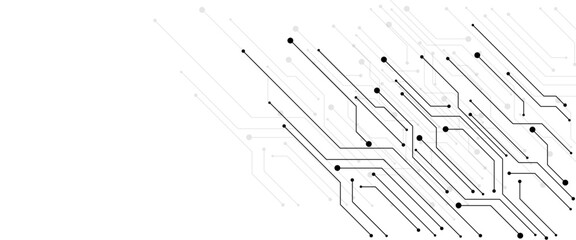 Abstract digital technology futuristic internet network speed connection white background. 