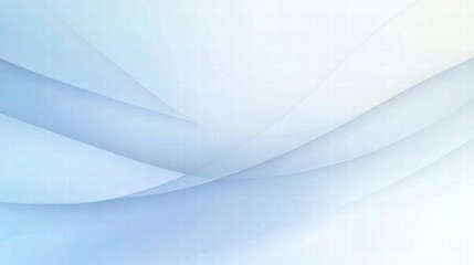 Obraz premium Abstract light blue background with flowing, wavy lines for design purposes.
