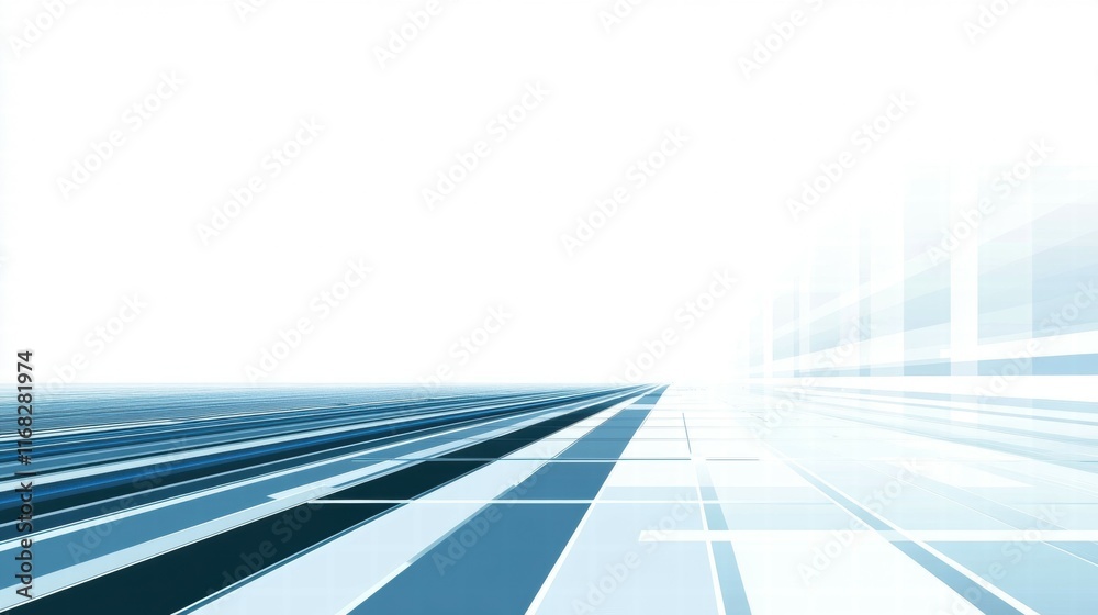 Poster Abstract digital background with lines and gradients suggesting movement and depth.