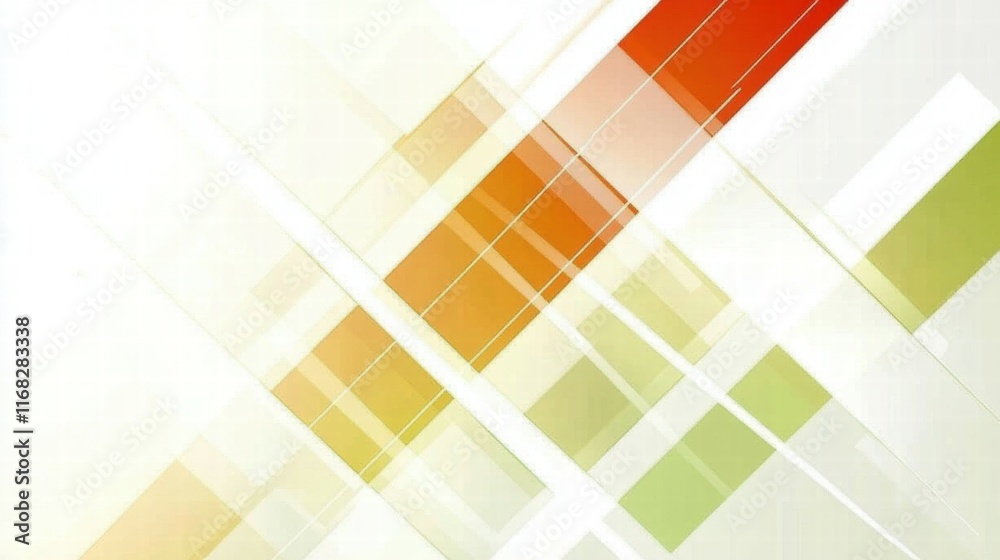 Leinwandbilder abstract geometric design with colorful lines and shapes for modern visuals.