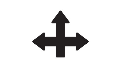 road direction arrow icon