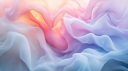 Abstract clouds of soft pastel colors with smooth transitions and a dreamy feel