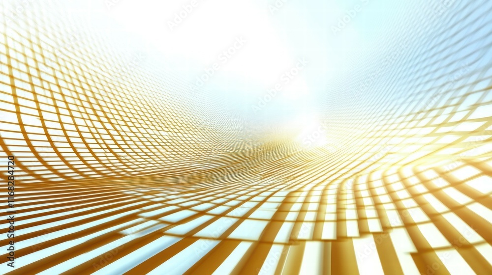 Aufkleber Abstract representation of light and texture, creating a dynamic visual flow.