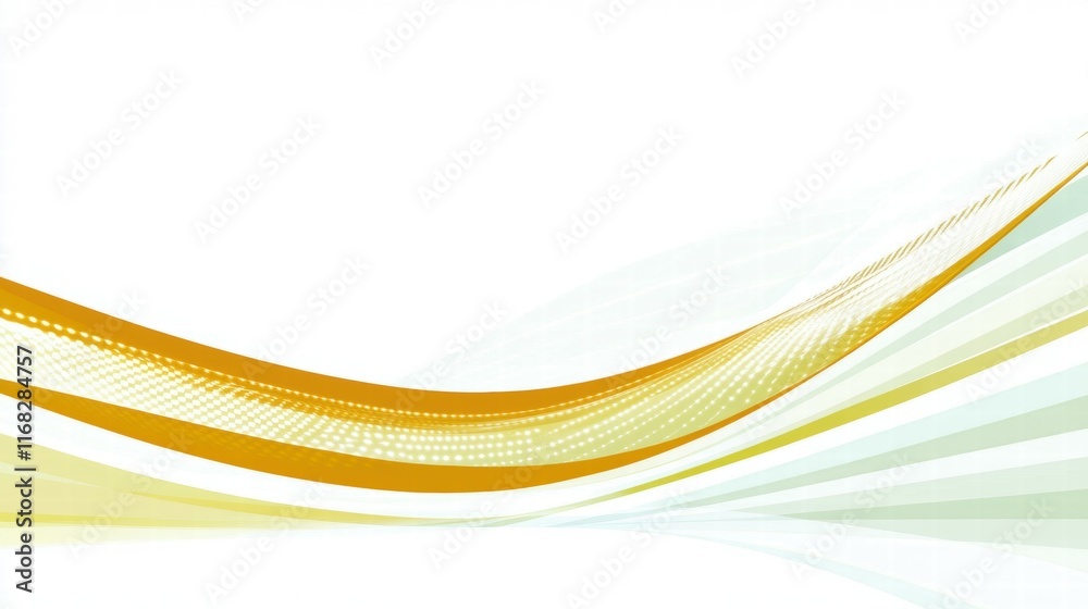 Poster Abstract design featuring flowing lines and gradients in soft colors.
