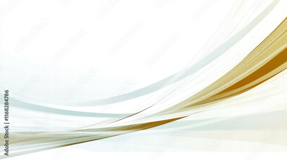 Poster abstract design featuring flowing lines and soft colors for a modern, clean aesthetic.