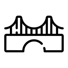 bridge Line Icon