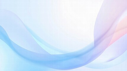Obraz premium Soft, flowing abstract background with gentle gradients in blue and pink hues.