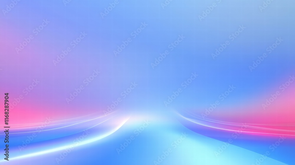 Poster a smooth gradient background blending soft pink and blue hues, ideal for digital designs.