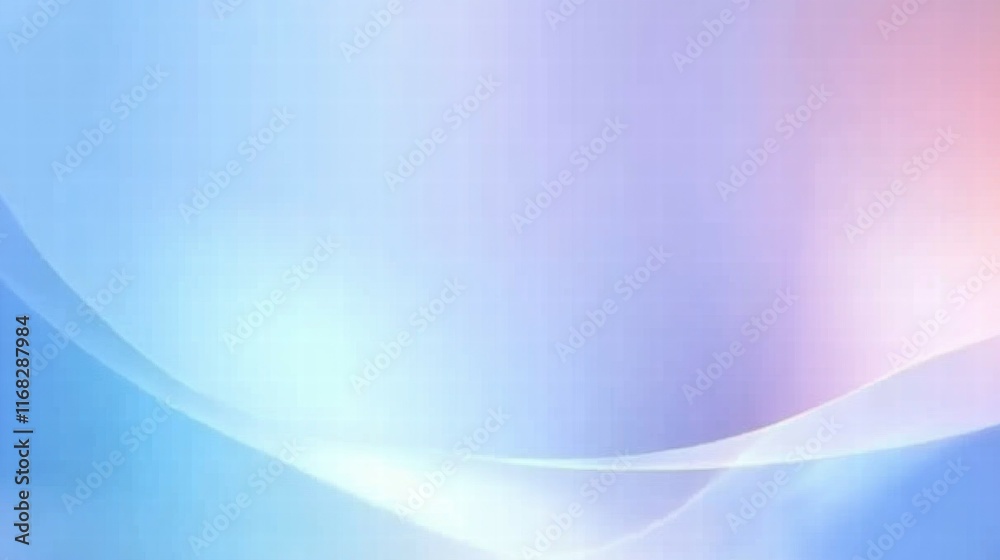 Poster Soft gradient background with gentle curves in soothing colors.