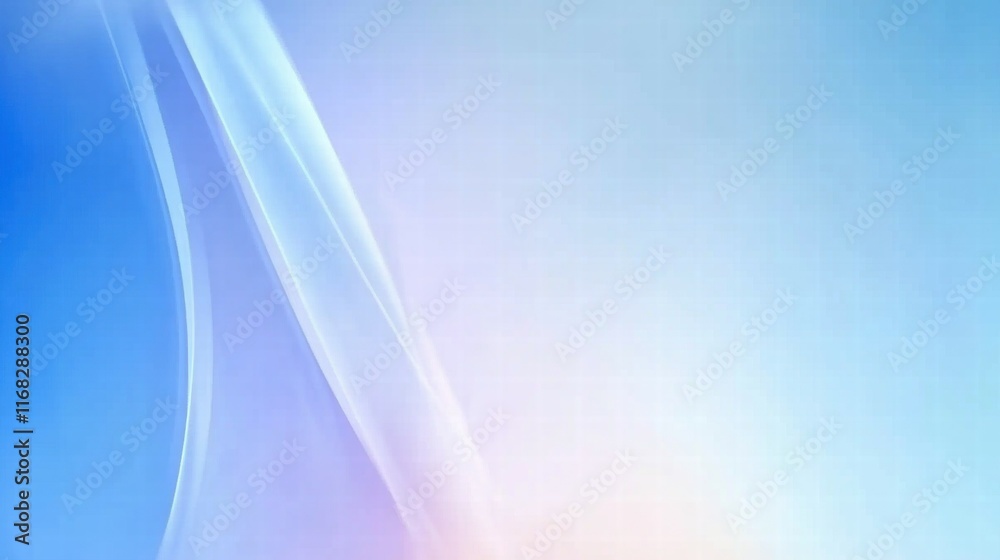 Poster A soft gradient background with flowing lines, ideal for digital designs or presentations.