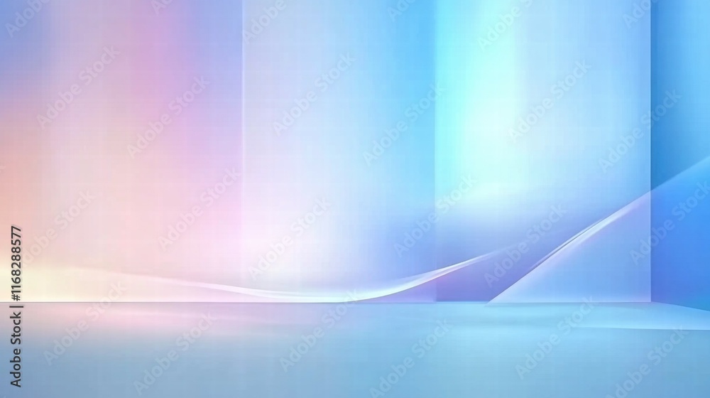 Aufkleber A soft gradient background featuring pastel colors, ideal for presentations or digital media.